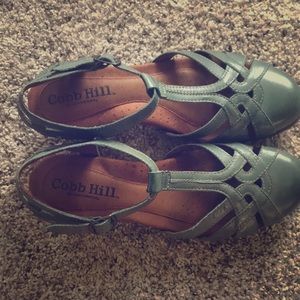 Cobb Hill Teal T-Strap sandal